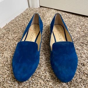 Blue flats